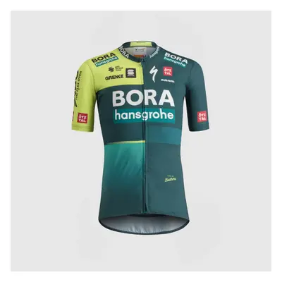 SPORTFUL Rövid ujjú kerékpáros mez - BORA - zöld/világoszöld