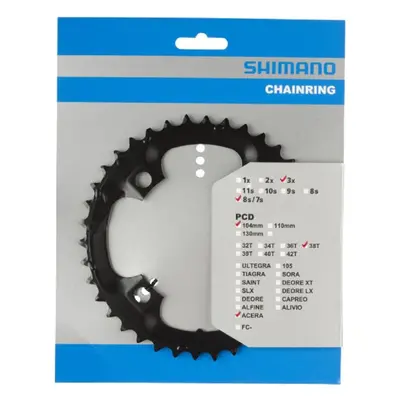 SHIMANO lánckerék - CHAINRING M361 - fekete