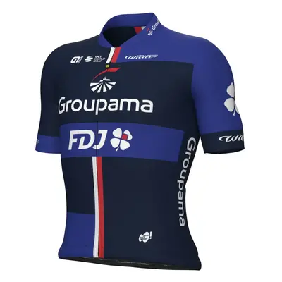 ALÉ Rövid ujjú kerékpáros mez - GROUPAMA FDJ - kék