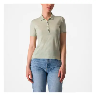 CASTELLI póló - MERINO W POLO - zöld