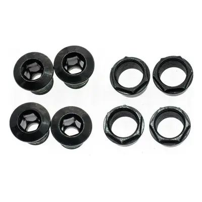 SRAM csavarkészlet - CRANK CHAINRING BOLT KIT 4-ARM - fekete