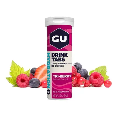 GU Kerékpáros táplálékkiegészítő - HYDRATION DRINK TABS G TRIBERRY