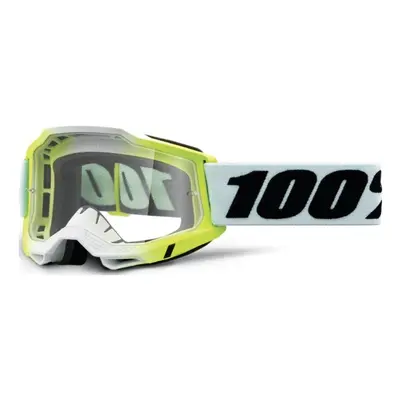 100% SPEEDLAB Kerékpáros szemüveg - ACCURI - sárga/világoszöld/fekete