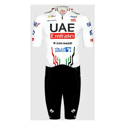 PISSEI Kerékpáros overall - UAE TEAM EMIRATES - fehér/fekete