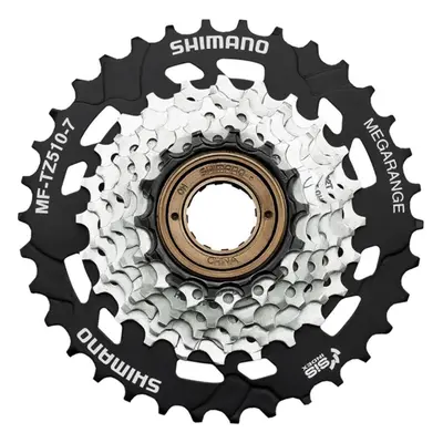 SHIMANO fogaskeréksor - TZ510 MEGA RANGE - ezüst/fekete