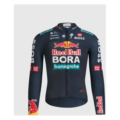 SPORTFUL Hosszú ujjú kerékpáros mez nyári - RED BULL BORA - HANSGROHE THERMAL - kék