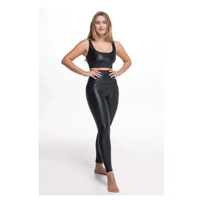 ATHLEEYA legging - ESSENTIAL SHINE - fekete