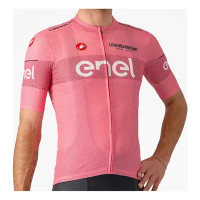 CASTELLI Rövid ujjú kerékpáros mez - #GIRO107 CLASSIFICATION - rózsaszín