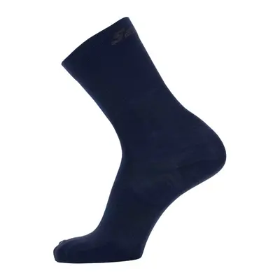 SANTINI Klasszikus kerékpáros zokni - WOOL SOCKS - kék