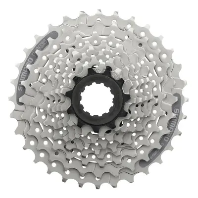 SHIMANO kazetta - CASSETTE HG201 11-36 - ezüst