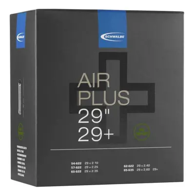 SCHWALBE belső gumi - AIR PLUS AV19+AP 29x2.10/3.00 AV 40mm - fekete