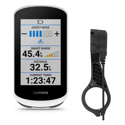 GARMIN kerékpáros számítógép - EDGE EXPLORE POWER BUNDLE - fehér