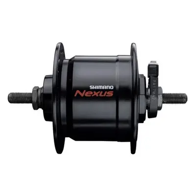 SHIMANO első agy dinamóval - DHC3000 - fekete