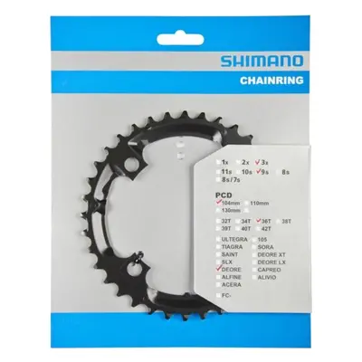 SHIMANO lánckerék - DEORE M590 - fekete