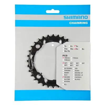 SHIMANO lánckerék - DEORE M590 - fekete