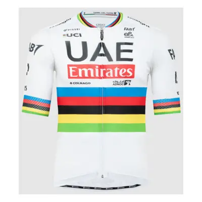 PISSEI Rövid ujjú kerékpáros mez - UAE TEAM EMIRATES - színes