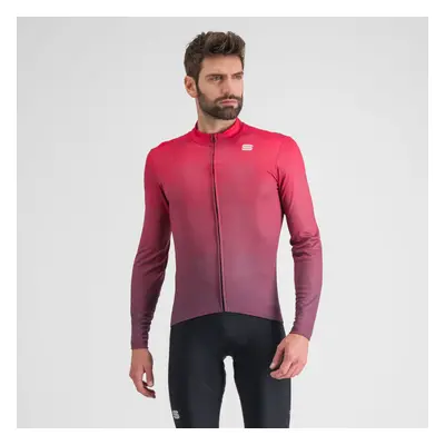 SPORTFUL Hosszú ujjú kerékpáros mez - ROCKET THERMAL - piros/lila