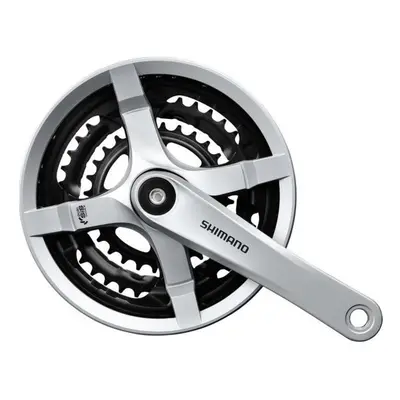 SHIMANO hajtókarok és átalakítók - TOURNEY TY501 170mm 48/38/28 - ezüst