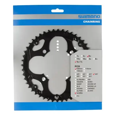 SHIMANO lánckerék - CHAINRING M361 - fekete