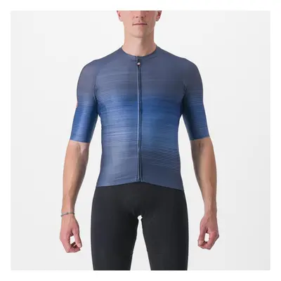 CASTELLI Rövid ujjú kerékpáros mez - AERO RACE 6.0 - kék