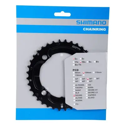 SHIMANO lánckerék - DEORE M617/627 - fekete