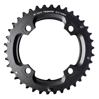 SRAM lánckerék - MTB 38T S1 CHAINLINE AL5 2X10 NO PIN BLAST - fekete