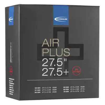 SCHWALBE belső gumi - AIR PLUS SV21+AP 27.5x2.10/3.00 FV 40mm - fekete