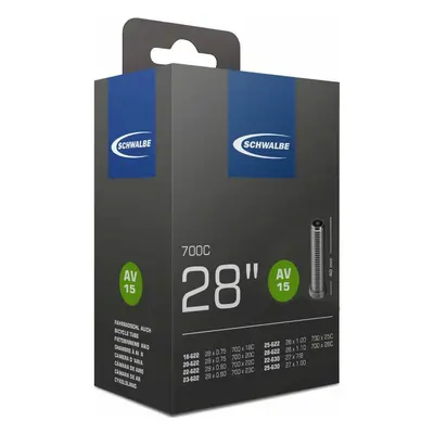 SCHWALBE belső gumi - AV15 700x18/28C AV 40mm - fekete