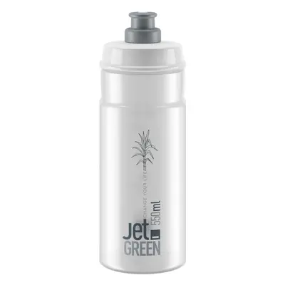 ELITE Kerékpáros palack vízre - JET GREEN - áttetsző