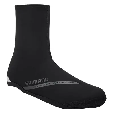 SHIMANO Kerékpáros kamásli cipőre - DUAL SOFTSHELL - fekete