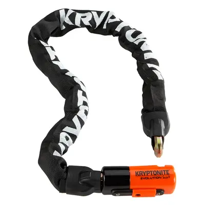 KRYPTONITE kerékpár lakat - EVOLUTION MINI INTEGRATED - fehér/narancssárga/fekete