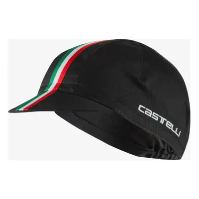 CASTELLI Kerékpáros sapka - ITALIA CAP - fekete