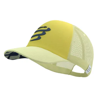 COMPRESSPORT Kerékpáros sapka - TRUCKER CAP - sárga