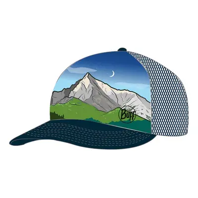 BUFF Kerékpáros sapka - TRUCKER KRIVÁŇ - szürke/zöld/kék