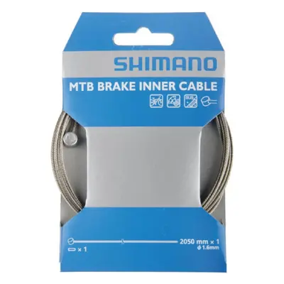 SHIMANO fékbowden - BRAKE CABLE MTB 1,6x2050mm - ezüst