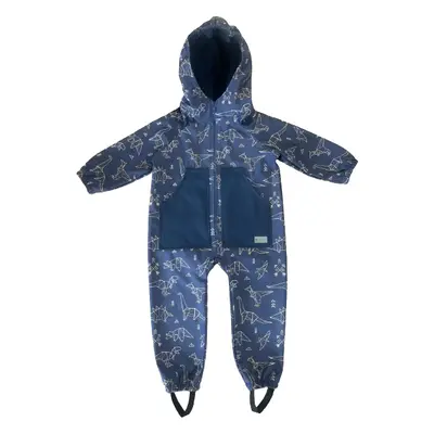 Monkey Mum® Softshell jumpsuit membránnal - Dinoszauruszok konstellációja - 98/104, 110/116 mére