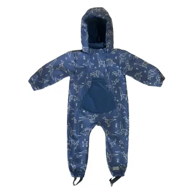 Monkey Mum® Softshell jumpsuit membránnal - Dinoszauruszok konstellációja - 86/92-es méret