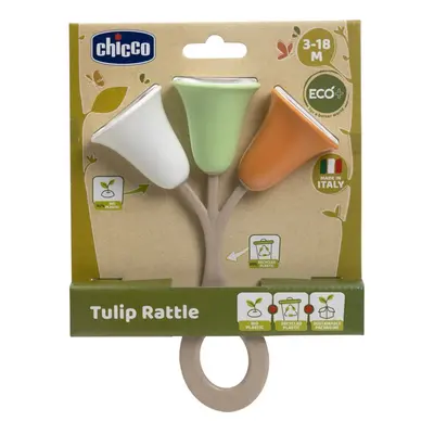 CHICCO csörgő tulipán Eco+ 3m+