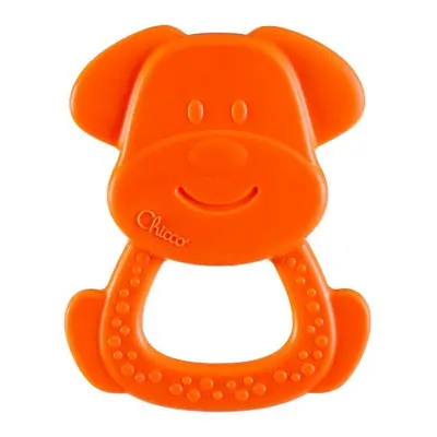 CHICCO Teether Eco+ Dog Charlie narancs 3m+