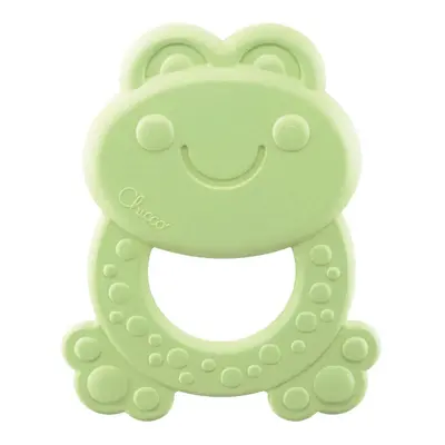 CHICCO Teether Eco+ Flip Flops zöld 3m+