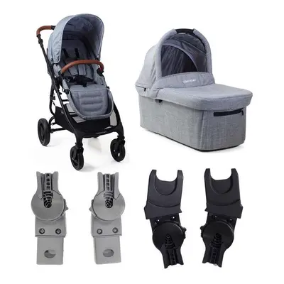 VALCO BABY babakocsi kombinált Trend Ultra Grey Marle autósülés adapterekkel