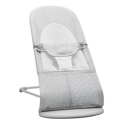 BABYBJÖRN Lounger Balance Soft Silver White hálós, könnyű konstrukció