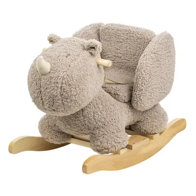 NATTOU Swing Teddy plüss orrszarvú, taupe 10m+