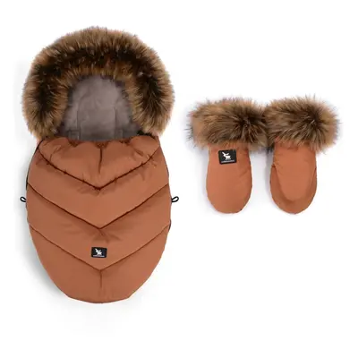 COTTONMOOSE Moose MINI Yukon Amber babakocsi táska és kesztyű készlet