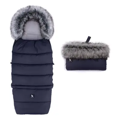 COTTONMOOSE Babakocsi és muff szett Combi Blue