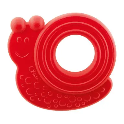 CHICCO Teether Eco+ Csiga Molly piros 3m+