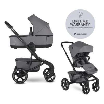 EASYWALKER kombinált babakocsi Jimmey 2in1 Iris Grey LITE RWS