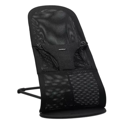 BABYBJÖRN Lounger Bliss Black hálós, fekete konstrukció