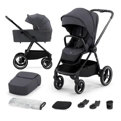 KINDERKRAFT SELECT Kombinált babakocsi Nea 2in1 Deep Grey, Premium