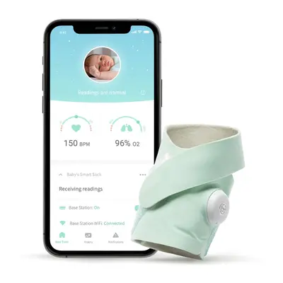 OWLET Owlet Smart Sock - világoszöld